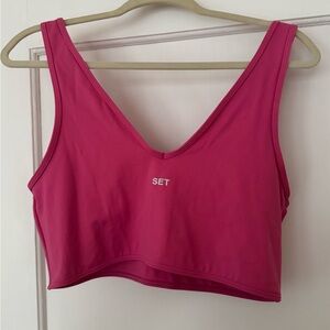 SET Active Sportbody Pink Sports Bra